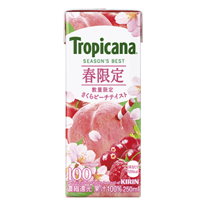 キリントロピカーナシーズンズ・ベストさくらピーチーテイスト<常温保存可能品>