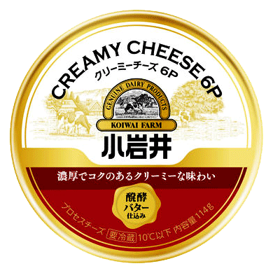 KOIWAI 小岩井乳業 小岩井クリーミーチーズ6P