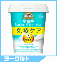 小岩井iMUSE イミューズプラズマ乳酸菌ヨーグルト400ｇ 