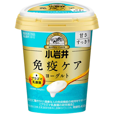 KOIWAI　小岩井乳業　小岩井免疫ケアヨーグルト（プラズマ乳酸菌）【甘さすっきり】400ｇ